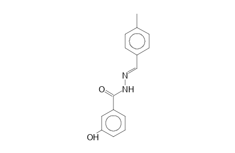 3-Hydroxy-N'-[(E)-(4-methylphenyl)methylidene]benzohydrazide