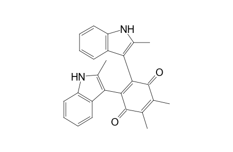 5,6-Dimethyl-2,3-bis(2-methyl-1H-indol-3-yl)benzo-1,4-quinone