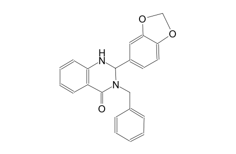 4(1H)-quinazolinone, 2-(1,3-benzodioxol-5-yl)-2,3-dihydro-3-(phenylmethyl)-