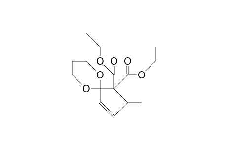 4,4-Bis(ethoxycarbonyl)-5-methyl-1-cyclopenten-3-one propane-1,3-diyl ketal