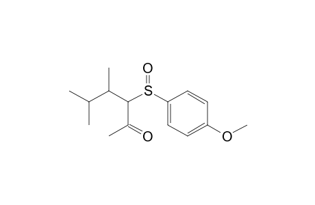 4,5-Dimethyl-3-(4-methoxyphenylsulfinyl)hexan-2-one