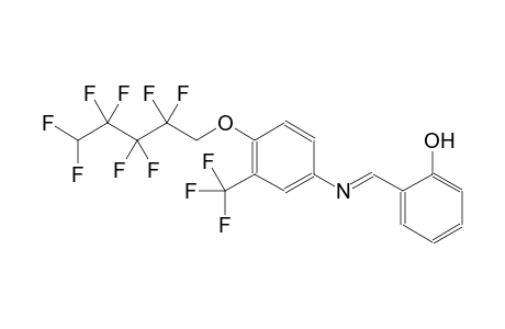 phenol, 2-[(E)-[[4-[(2,2,3,3,4,4,5,5-octafluoropentyl)oxy]-3-(trifluoromethyl)phenyl]imino]methyl]-