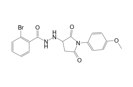 2-bromo-N'-[1-(4-methoxyphenyl)-2,5-dioxo-3-pyrrolidinyl]benzohydrazide