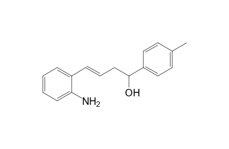 (E)-4-(2-aminophenyl)-1-(4-methylphenyl)-3-buten-1-ol