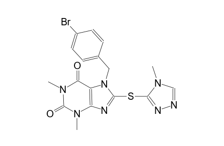 1H-purine-2,6-dione, 7-[(4-bromophenyl)methyl]-3,7-dihydro-1,3-dimethyl-8-[(4-methyl-4H-1,2,4-triazol-3-yl)thio]-
