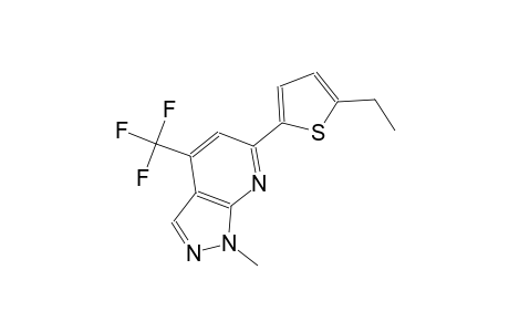 1H-pyrazolo[3,4-b]pyridine, 6-(5-ethyl-2-thienyl)-1-methyl-4-(trifluoromethyl)-