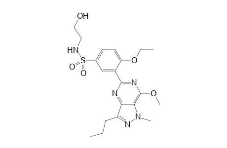 4-Ethoxy-N-(2-hydroxyethyl)-3-(7-methoxy-1-methyl-3-propyl-1H-pyrazolo[4,3-d]pyrimidin-5-yl)-benzenesulfonamide