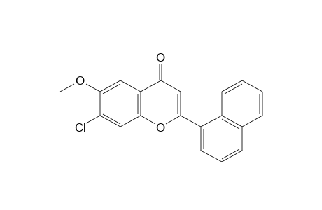 7-chloro-6-methoxy-2-(1-naphthyl)chromone