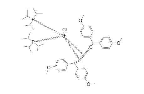 TRANS-[RHCL(2-ETA-(PARA-C6H4OME)2C=C=C=C=C=C(PARA-C6H4OME)2)(P-(ISO-PROPYL)3)2]