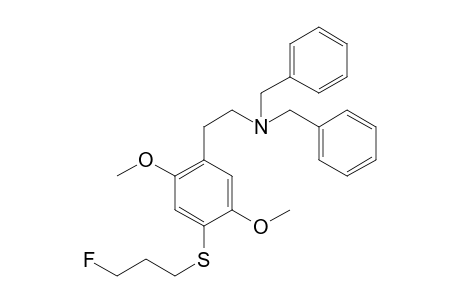 N,N-Dibenzyl-2,5-dimethoxy-4-(3-fluoropropylthio)phenethylamine