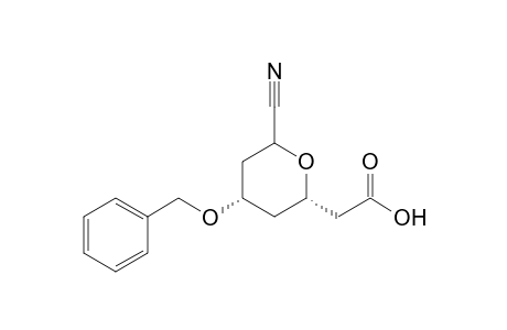 (2S,4S)-(4-Benzyloxy-6-cyanotetrahydropyran-2-yl)acetic acid