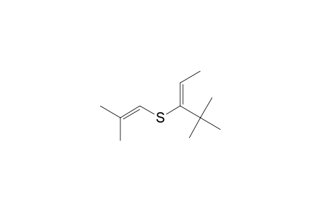 4,4-Dimethyl-3-[(2-methyl-1-propenyl)thio]-2-pentene