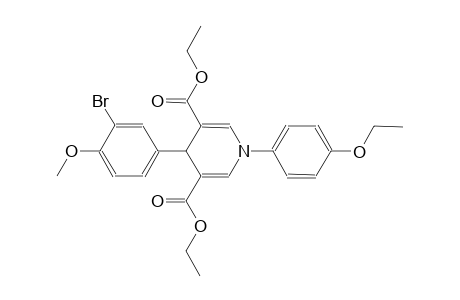 3,5-pyridinedicarboxylic acid, 4-(3-bromo-4-methoxyphenyl)-1-(4-ethoxyphenyl)-1,4-dihydro-, diethyl ester