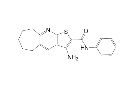 5H-cyclohepta[b]thieno[3,2-e]pyridine-2-carboxamide, 3-amino-6,7,8,9-tetrahydro-N-phenyl-