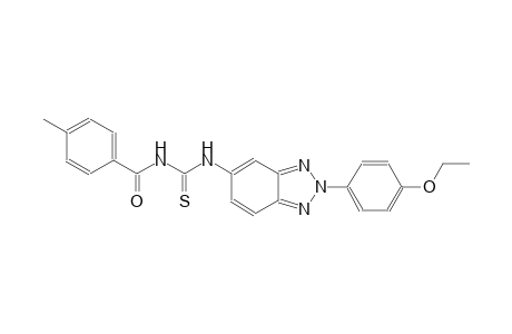 N-[2-(4-ethoxyphenyl)-2H-1,2,3-benzotriazol-5-yl]-N'-(4-methylbenzoyl)thiourea