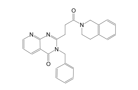 pyrido[2,3-d]pyrimidin-4(3H)-one, 2-[3-(3,4-dihydro-2(1H)-isoquinolinyl)-3-oxopropyl]-3-(phenylmethyl)-