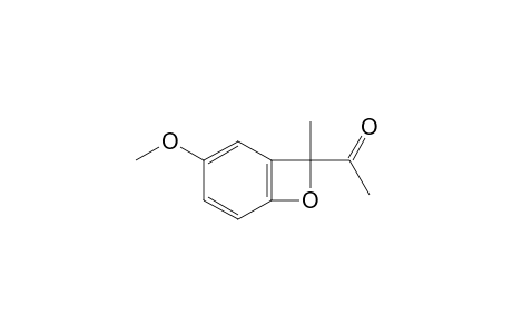 1-(3-methoxy-8-methyl-7-oxabicyclo[4.2.0]octa-1(6),2,4-trien-8-yl)ethanone