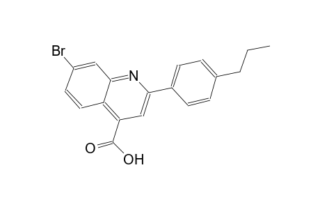 7-bromo-2-(4-propylphenyl)-4-quinolinecarboxylic acid