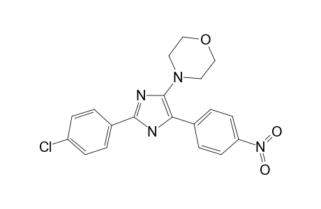 4-[2-(4-Chlorophenyl)-5-(4-nitrophenyl)-1H-imidazol-4-yl]morpholine