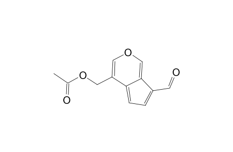 Cyclopenta[c]pyran-7-carboxaldehyde, 4-[(acetyloxy)methyl]-