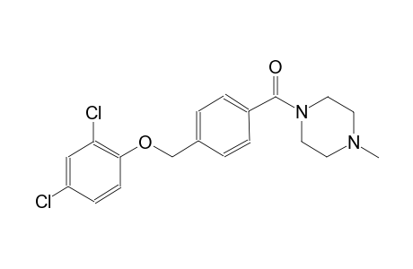 1-{4-[(2,4-dichlorophenoxy)methyl]benzoyl}-4-methylpiperazine