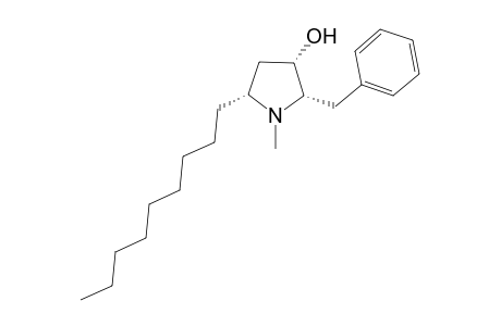 (2S,3S,5R)-1-methyl-5-nonyl-2-(phenylmethyl)-3-pyrrolidinol