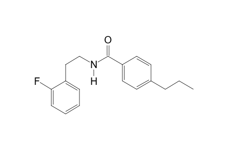 N-[2-(2-Fluorophenyl)ethyl]-4-propylbenzamide