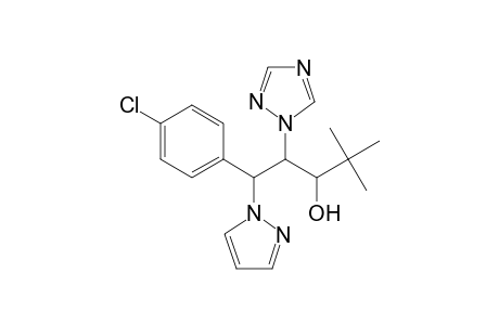 1H-1,2,4-Triazole-1-ethanol, beta-[(4-chlorophenyl)-1H-pyrazol-1-ylmethyl]-alpha-(1,1-dimethylethyl)-