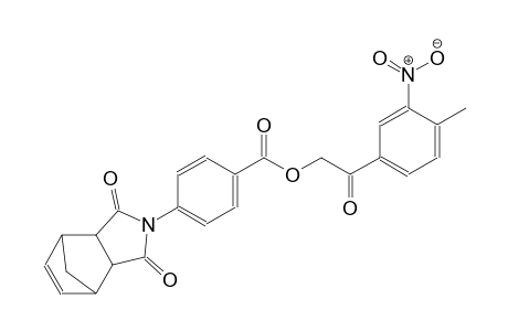 2-(4-methyl-3-nitrophenyl)-2-oxoethyl 4-(1,3-dioxo-3a,4,7,7a-tetrahydro-1H-4,7-methanoisoindol-2(3H)-yl)benzoate