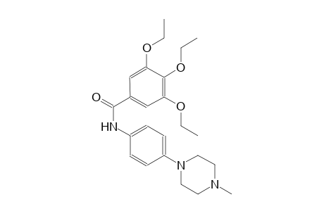 3,4,5-triethoxy-N-[4-(4-methyl-1-piperazinyl)phenyl]benzamide