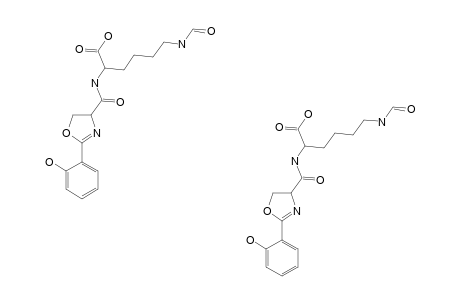 TRANSVALENCIN_Z;6-FORMYLAMINO-2-[[2-(2-HYDROXYPHENYL)-4,5-DIHYDRO-OXAZOLE-4-CARBONYL]-AMINO]-HEXANOIC-ACID