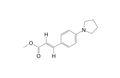 trans-p-(1-pyrolidinyl)cinnamic acid, methyl ester