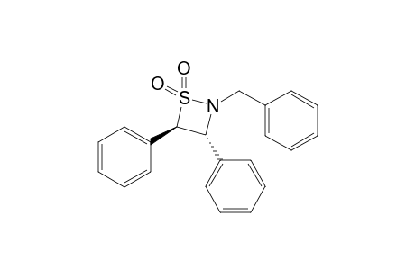 (+-)-trans-2-Benzyl-3,4-diphenyl-1,2-thiazetidine 1,1-dioxide