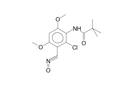 5-PIVALOYLAMINO-6-CHLORO-2,4-DIMETHOXYBENZONITRILE OXIDE