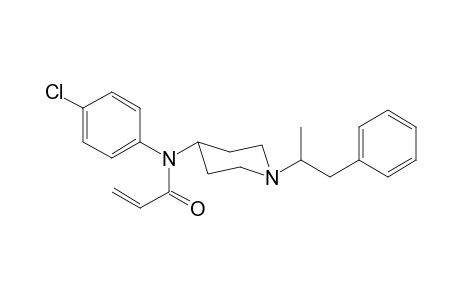 N-4-Chlorophenyl-N-[1-(1-phenylpropan-2-yl)piperidin-4-yl]prop-2-enamide