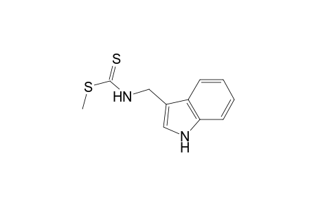 Carbamodithioic acid, (1H-indol-3-ylmethyl)-, methyl ester