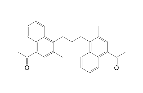 1,3-bis(4'-Acetyl-2'-methyl-1'-naphthyl)propane