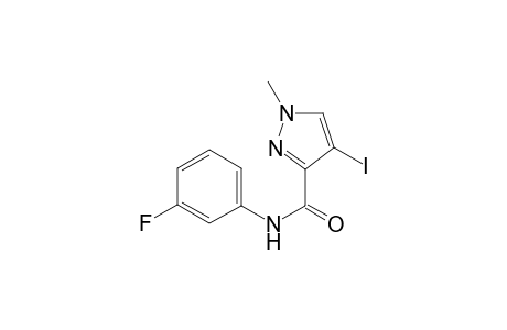 1H-Pyrazole-3-carboxamide, N-(3-fluorophenyl)-4-iodo-1-methyl-