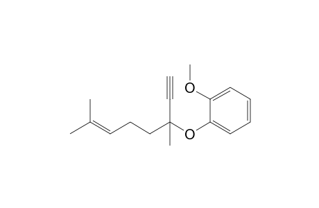 1-(3,7-Dimethyloct-6-en-1-yn-3-yloxy)-2-methoxybenzene