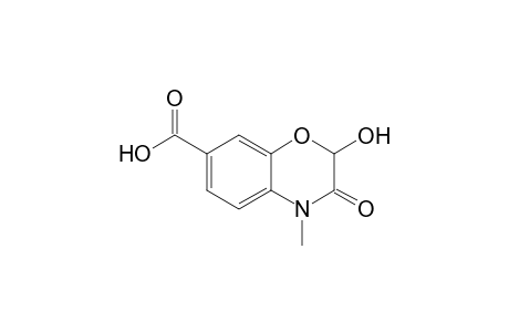 4-Methyl-3-oxo-3,4-dihydro-2-hydroxy-2H-1,4-benzoxazine-7-carboxylic Acid