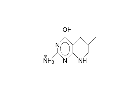 6-Methyl-5-deaza-tetrahydro-pterinium cation