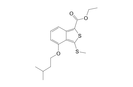 4-(3-Methylbutoxy)-3-(methylthio)-2-benzothiophene-1-carboxylic acid ethyl ester