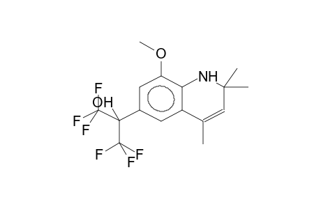 8-METHOXY-6-(2-HYDROXYHEXAFLUOROPROP-2-YL)-2,2,4-TRIMETHYL-1,2-DIHYDROQUINOLINE
