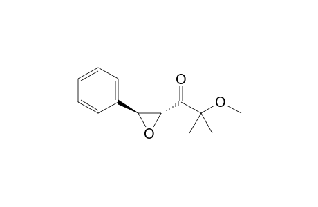 trans-(+-)-2,3-Epoxy-1-(1'-methyl-1'-methoxyethyl)-3-phenylpropan-1-one