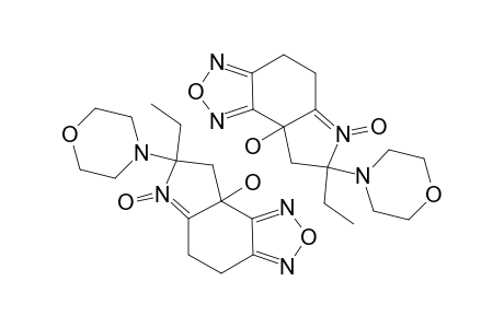 7-(N-MORPHOLINYL)-7-ETHYL-8A-HYDROXY-4,5,8,8A-TETRAHYDRO-7-H-PYRROLO-[2.3-E]-BENZOFURAZAN-6-OXIDE