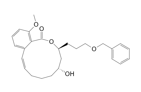 (3S,5R)-3-[3-(Benzyloxy)propyl]-5-hydroxy-14-methoxy-3,4,5,6,7,8-hexahydro-1H-2-benzoxacyclododecin-1-one