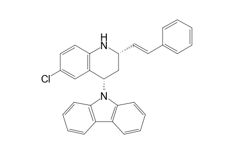 9-[(2S,4S)-6-chloranyl-2-[(E)-2-phenylethenyl]-1,2,3,4-tetrahydroquinolin-4-yl]carbazole
