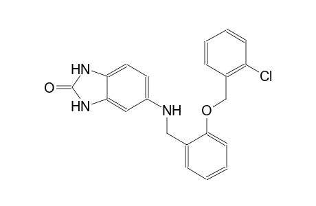 5-({2-[(2-chlorobenzyl)oxy]benzyl}amino)-1,3-dihydro-2H-benzimidazol-2-one