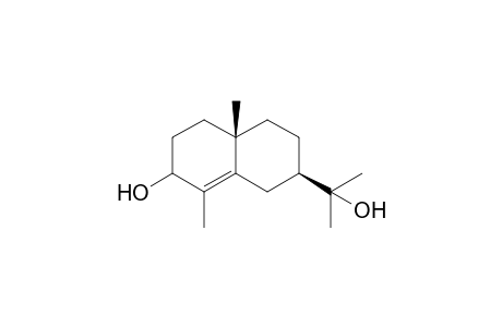 (S)-1,4a-Dimethyl-2-hydroxy-7-(2'-hydroxy-2'-propyl)-2,3,4,4a,5,6,7,8-octahydronaphthalene
