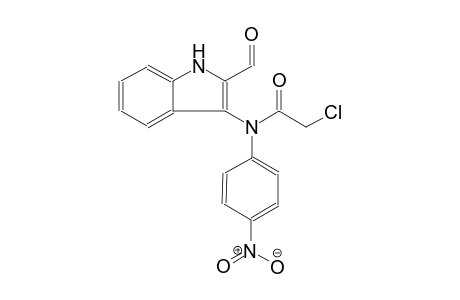 2-chloro-N-(2-formyl-1H-indol-3-yl)-N-(4-nitrophenyl)acetamide